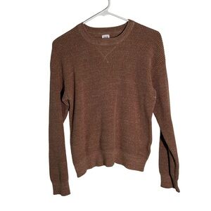 GAP Boys Tan Crewneck Sweater